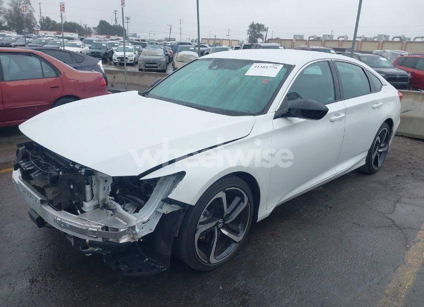Photo 2 of 2022 Honda Accord SPORT (VIN 1HGCV1F36NA118787)