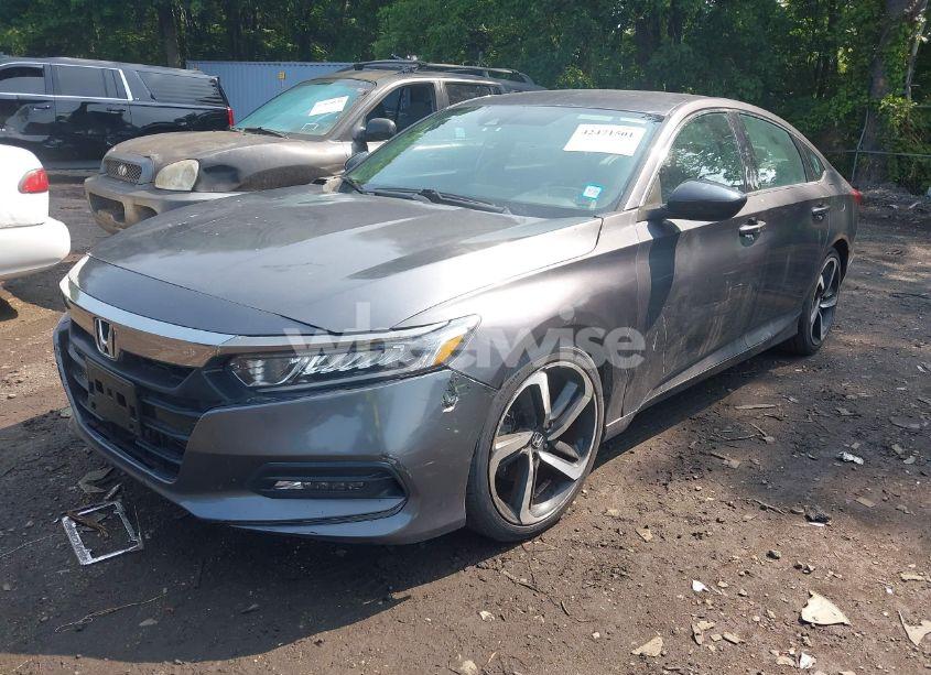 Photo 2 of 2019 Honda Accord SPORT (VIN 1HGCV1F37KA004163)