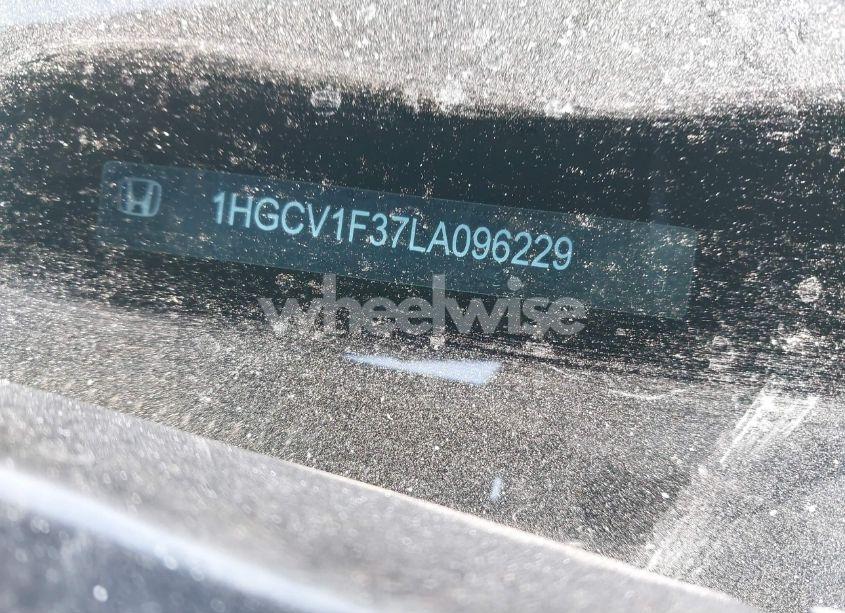 Photo 17 of 2020 Honda Accord SPORT (VIN 1HGCV1F37LA096229)