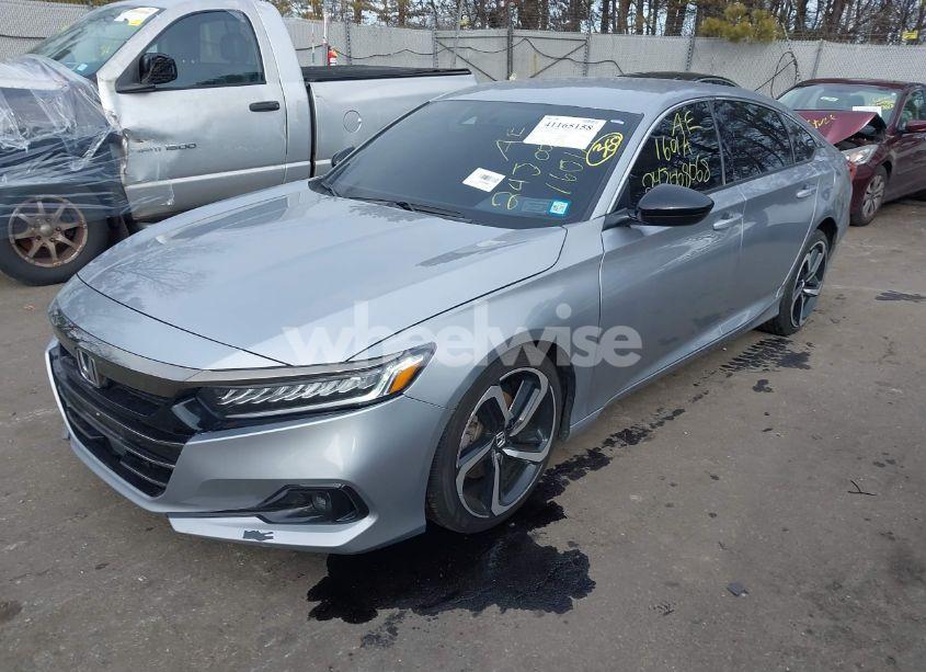Photo 2 of 2021 Honda Accord SPORT (VIN 1HGCV1F37MA085345)
