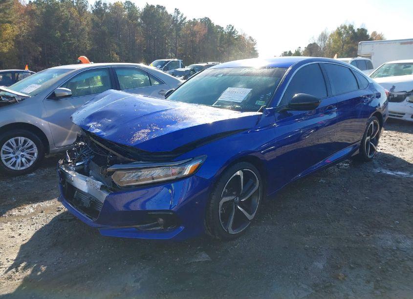 Photo 2 of 2021 Honda Accord SPORT (VIN 1HGCV1F37MA092604)
