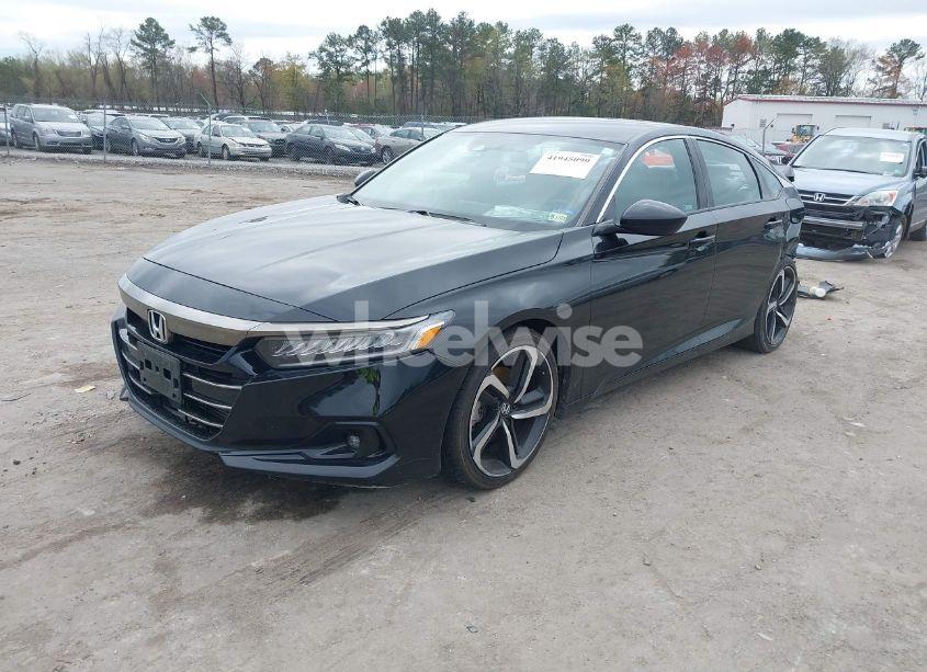 Photo 2 of 2022 Honda Accord SPORT (VIN 1HGCV1F37NA023283)