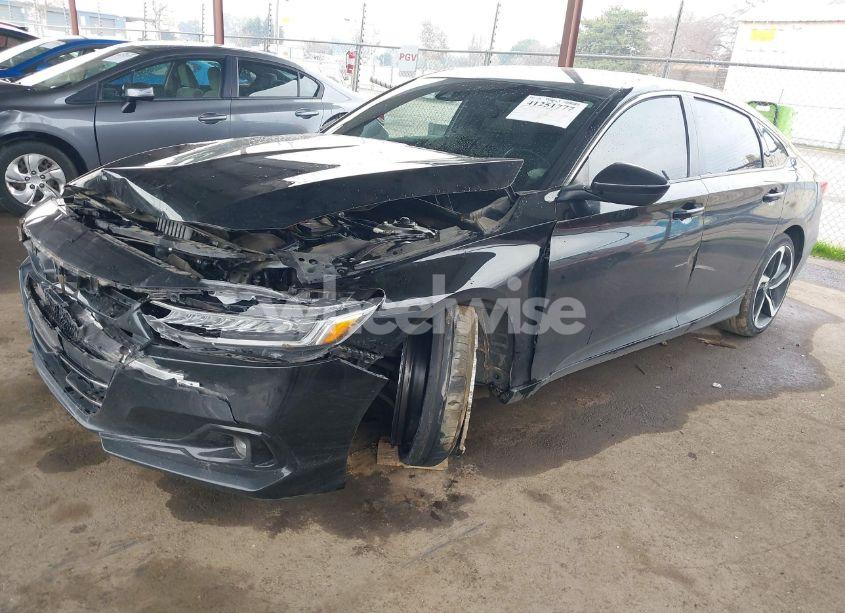 Photo 2 of 2022 Honda Accord SPORT (VIN 1HGCV1F37NA064092)