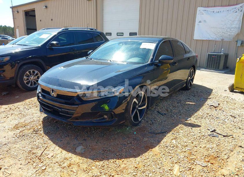 Photo 2 of 2022 Honda Accord SPORT (VIN 1HGCV1F37NA079711)