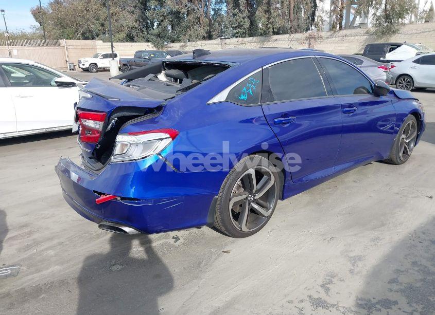 Photo 4 of 2022 Honda Accord SPORT (VIN 1HGCV1F37NA089901)
