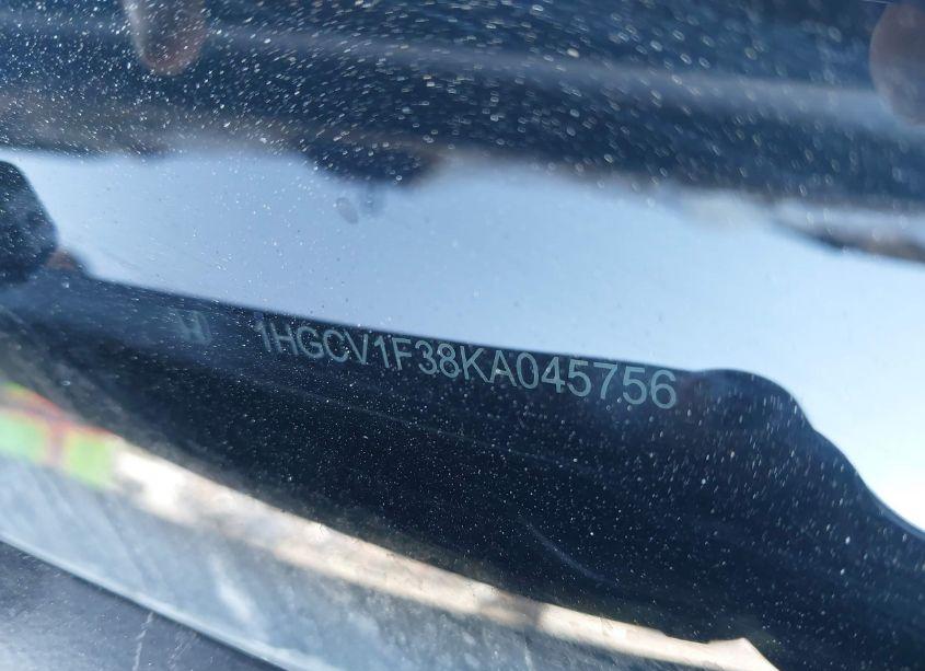 Photo 9 of 2019 Honda Accord SPORT (VIN 1HGCV1F38KA045756)