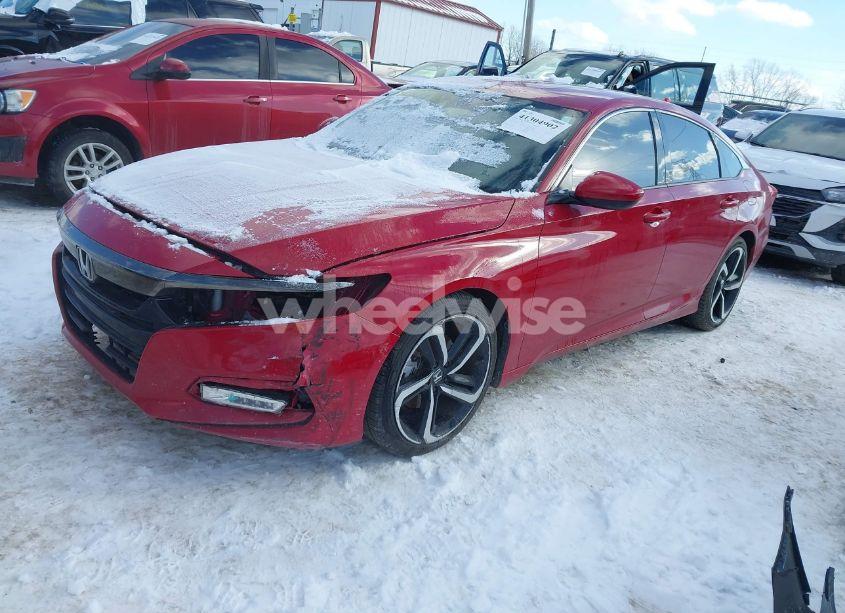 Photo 2 of 2019 Honda Accord SPORT (VIN 1HGCV1F38KA101131)