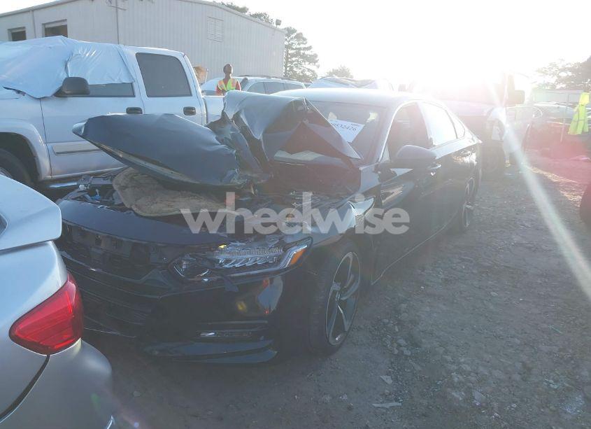 Photo 2 of 2019 Honda Accord SPORT (VIN 1HGCV1F38KA128877)