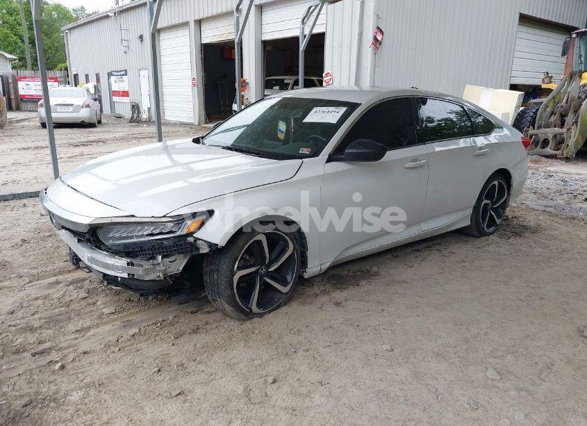 Photo 2 of 2021 Honda Accord SPORT (VIN 1HGCV1F38MA009195)