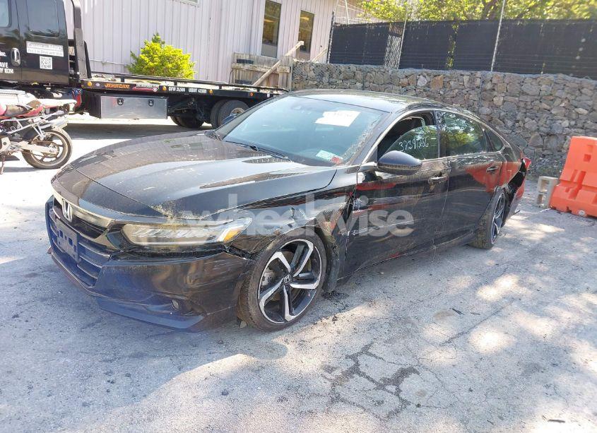 Photo 2 of 2021 Honda Accord SPORT (VIN 1HGCV1F38MA124816)