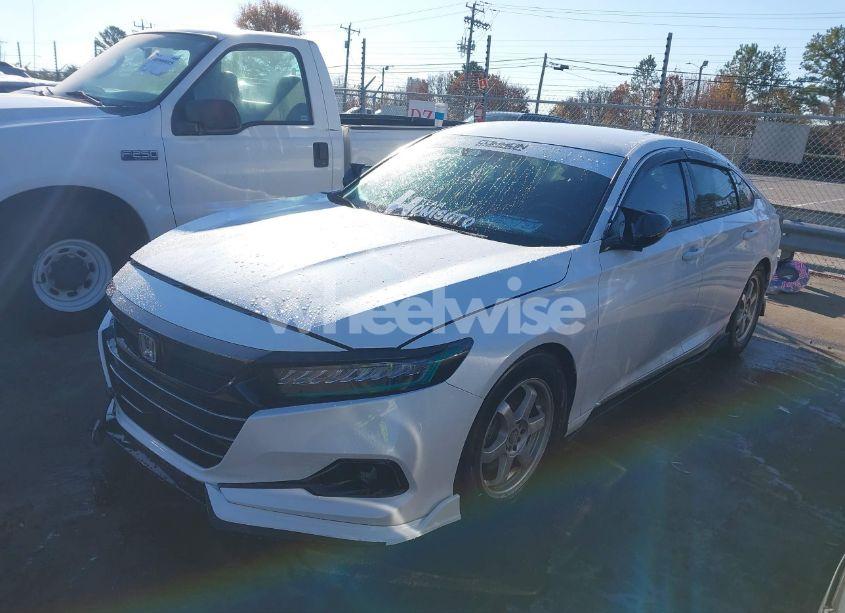 Photo 2 of 2022 Honda Accord SPORT (VIN 1HGCV1F38NA043588)