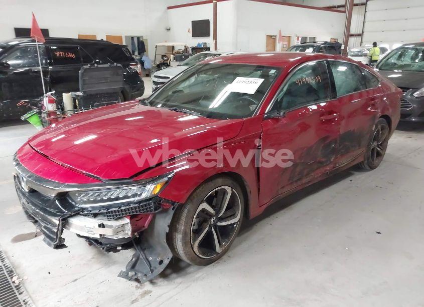 Photo 2 of 2022 Honda Accord SPORT (VIN 1HGCV1F38NA058401)