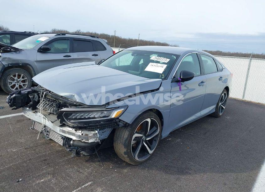 Photo 2 of 2022 Honda Accord SPORT (VIN 1HGCV1F38NA066319)