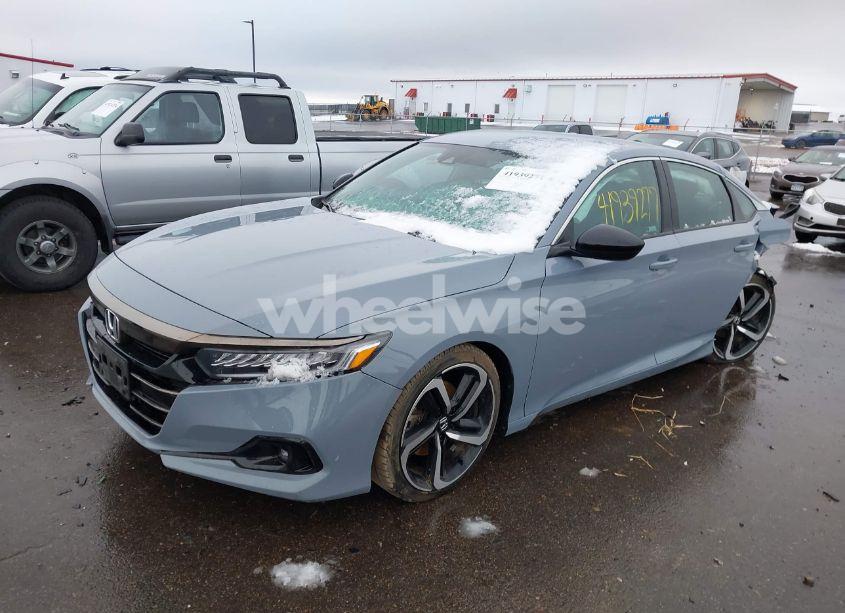 Photo 2 of 2022 Honda Accord SPORT (VIN 1HGCV1F38NA072444)