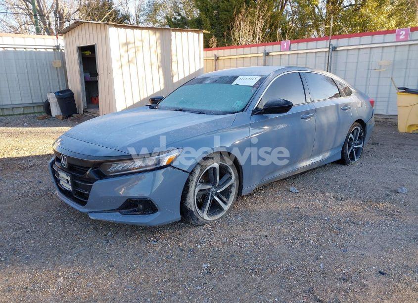 Photo 2 of 2022 Honda Accord SPORT (VIN 1HGCV1F38NA107466)