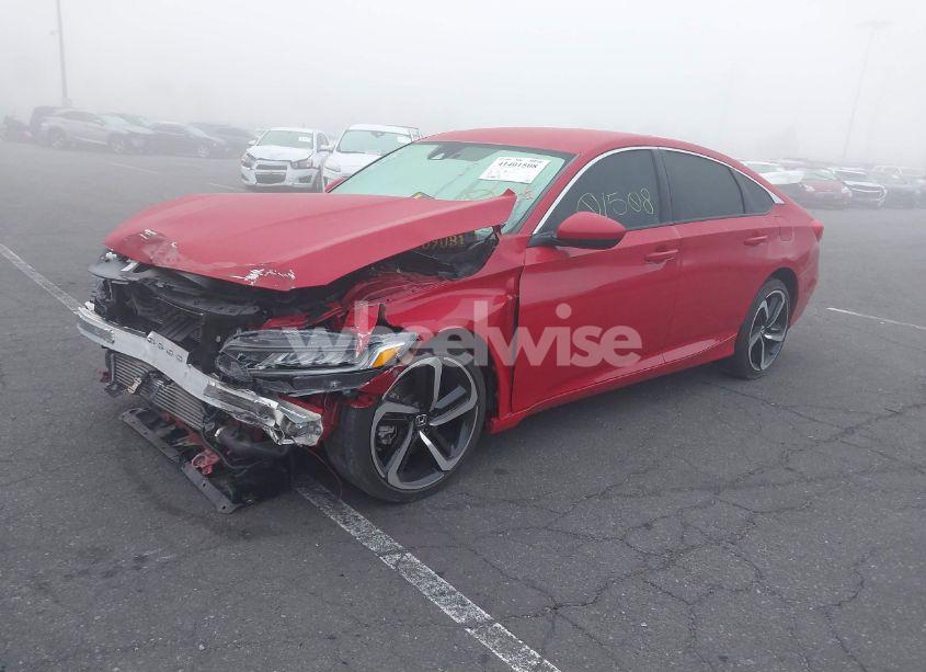 Photo 2 of 2018 Honda Accord SPORT (VIN 1HGCV1F39JA135562)