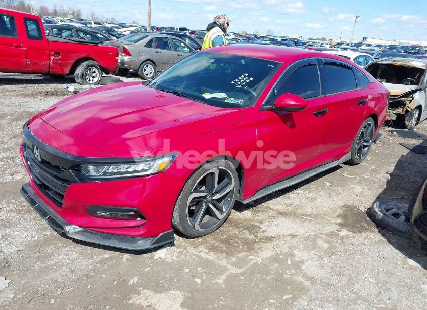 Photo 2 of 2018 Honda Accord SPORT (VIN 1HGCV1F39JA154516)