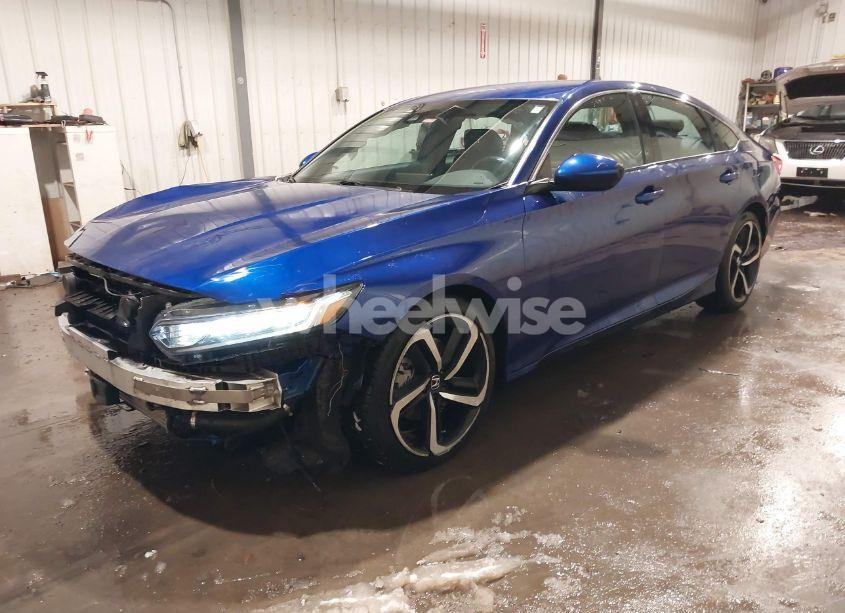 Photo 2 of 2019 Honda Accord SPORT (VIN 1HGCV1F39KA100621)