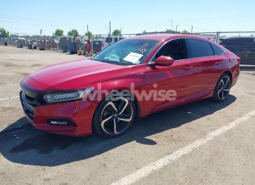 Photo 2 of 2019 Honda Accord SPORT (VIN 1HGCV1F39KA145347)