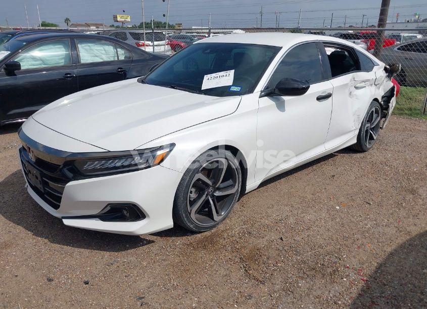 Photo 2 of 2021 Honda Accord SPORT (VIN 1HGCV1F39MA014955)