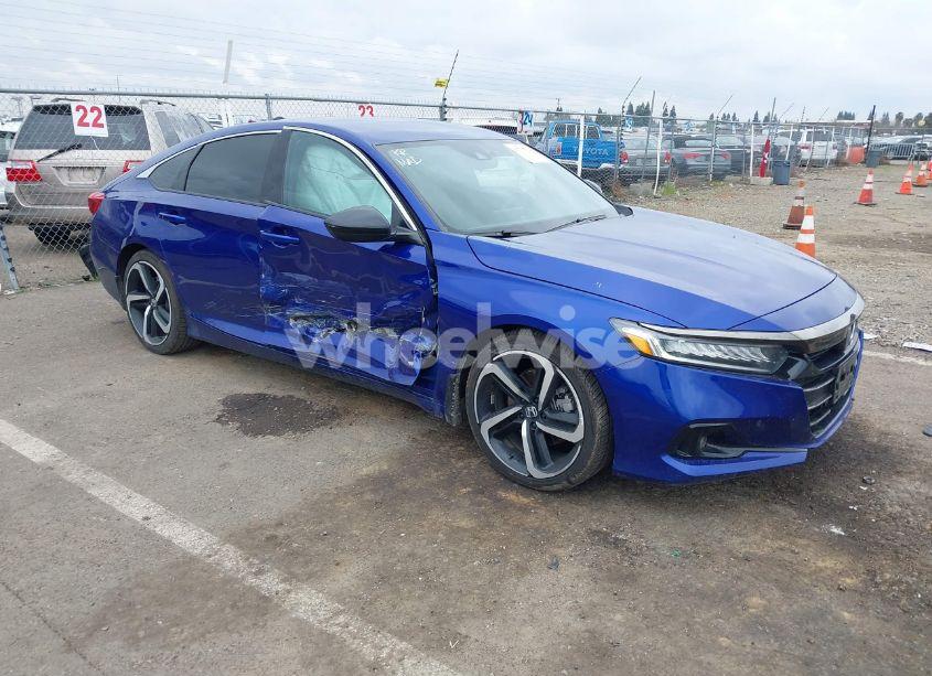 2021 Honda Accord SPORT (VIN 1HGCV1F39MA020531) main photo