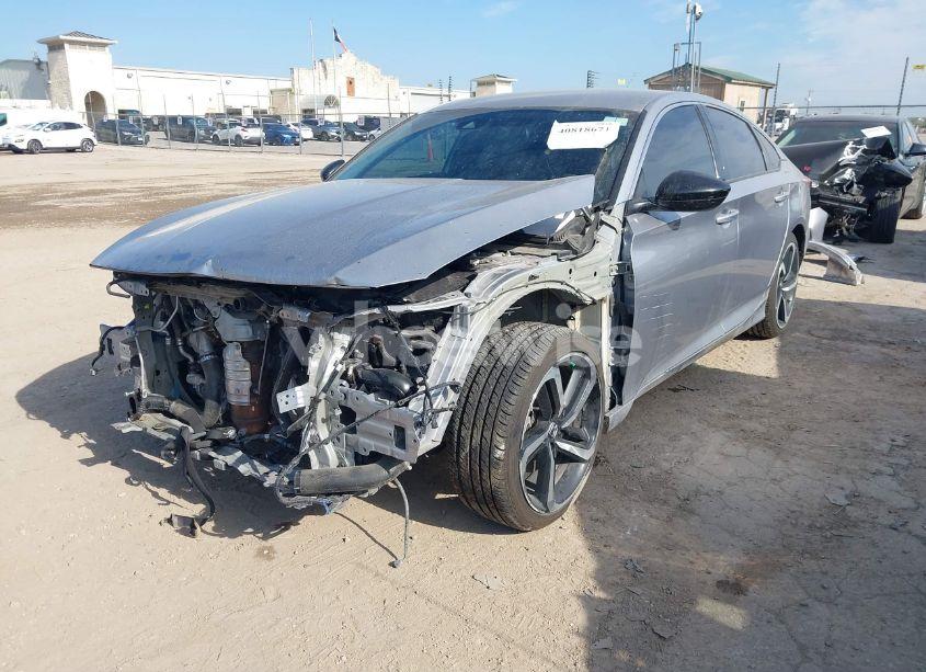 Photo 2 of 2021 Honda Accord SPORT (VIN 1HGCV1F39MA074587)