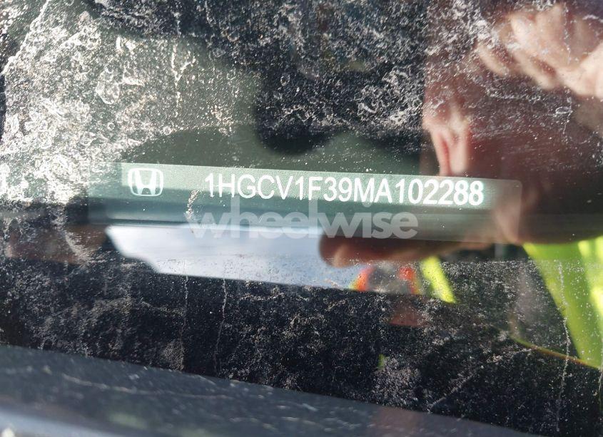 Photo 20 of 2021 Honda Accord SPORT (VIN 1HGCV1F39MA102288)