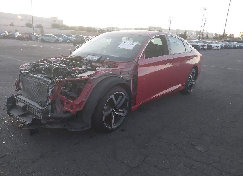 Photo 2 of 2021 Honda Accord SPORT (VIN 1HGCV1F39MA119608)