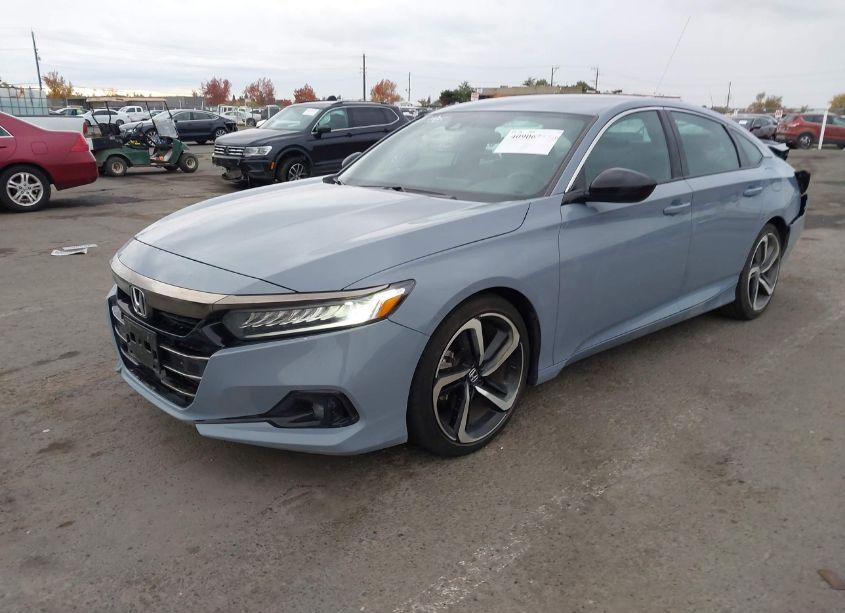 Photo 2 of 2022 Honda Accord SPORT (VIN 1HGCV1F39NA025438)