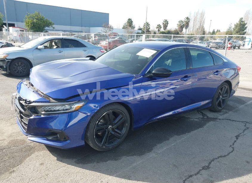 Photo 2 of 2022 Honda Accord SPORT (VIN 1HGCV1F39NA026203)