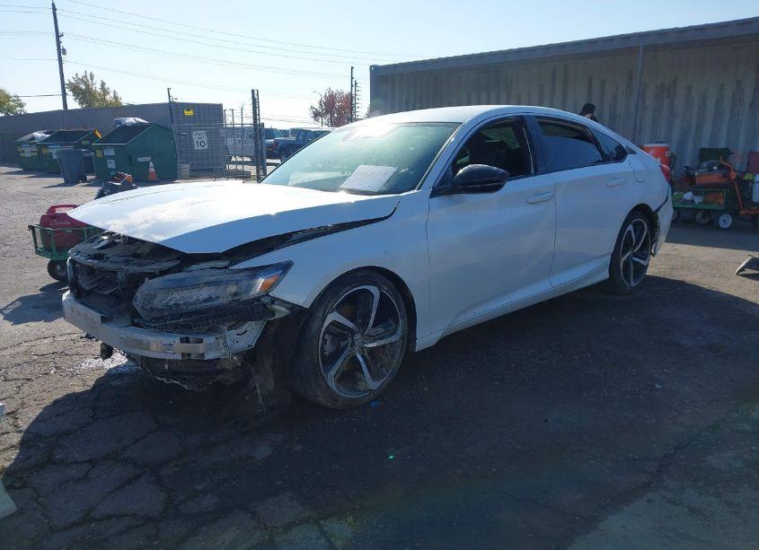 Photo 2 of 2022 Honda Accord SPORT (VIN 1HGCV1F39NA040831)