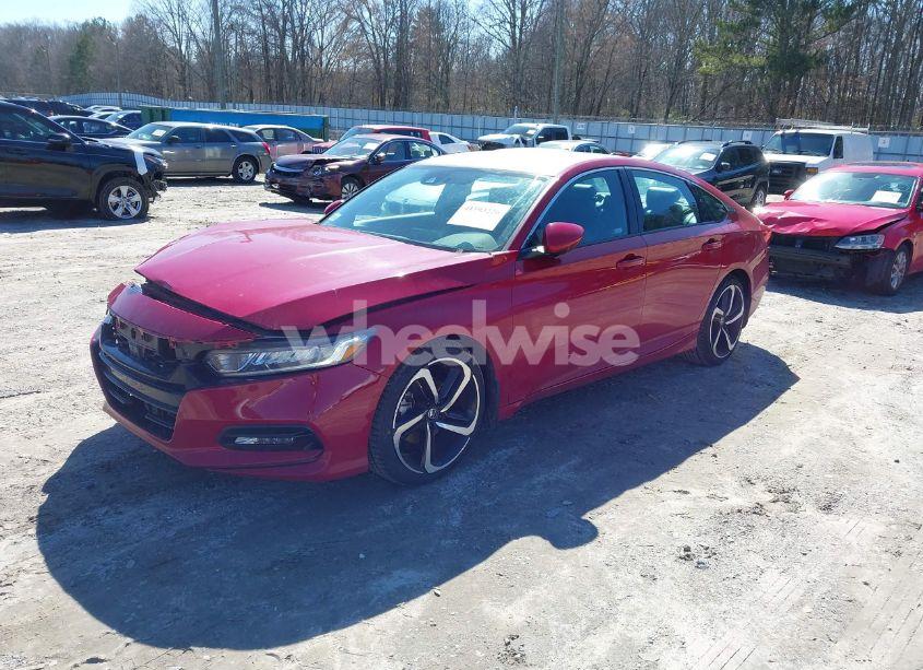 Photo 2 of 2018 Honda Accord SPORT (VIN 1HGCV1F3XJA091295)