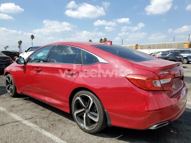 Photo 2 of 2019 HONDA ACCORD SPORT (VIN 1HGCV1F3XKA112163)