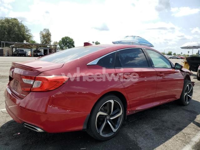 Photo 4 of 2019 HONDA ACCORD SPORT (VIN 1HGCV1F3XKA112163)