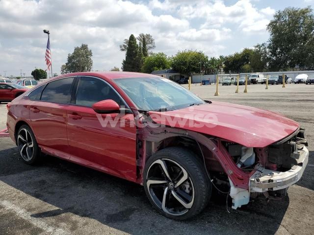 Photo 5 of 2019 HONDA ACCORD SPORT (VIN 1HGCV1F3XKA112163)