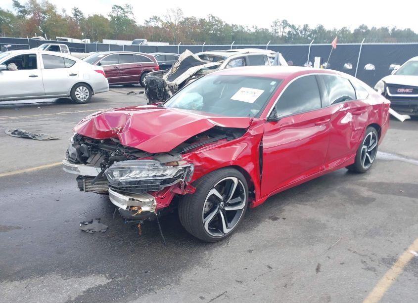 Photo 2 of 2019 Honda Accord SPORT (VIN 1HGCV1F3XKA165445)