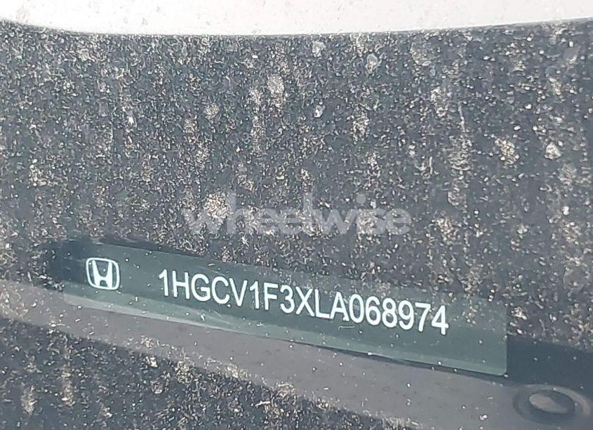 Photo 9 of 2020 Honda Accord SPORT (VIN 1HGCV1F3XLA068974)