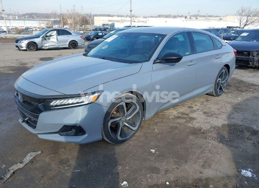 Photo 2 of 2021 Honda Accord SPORT (VIN 1HGCV1F3XMA000420)