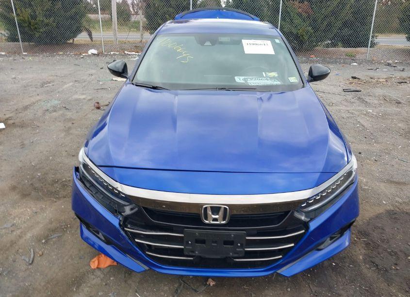 Photo 12 of 2021 Honda Accord SPORT (VIN 1HGCV1F3XMA019498)