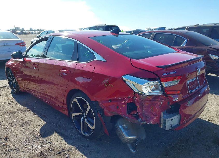 Photo 3 of 2021 Honda Accord SPORT (VIN 1HGCV1F3XMA040710)