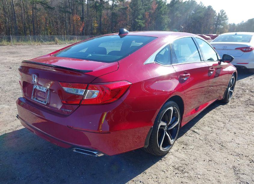 Photo 4 of 2021 Honda Accord SPORT (VIN 1HGCV1F3XMA040710)
