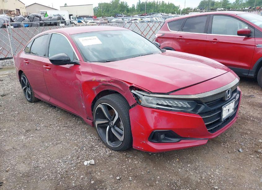 2021 Honda Accord SPORT (VIN 1HGCV1F3XMA074954) main photo