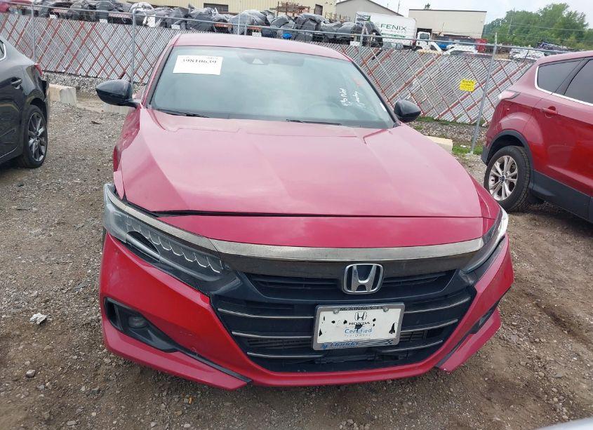 Photo 12 of 2021 Honda Accord SPORT (VIN 1HGCV1F3XMA074954)