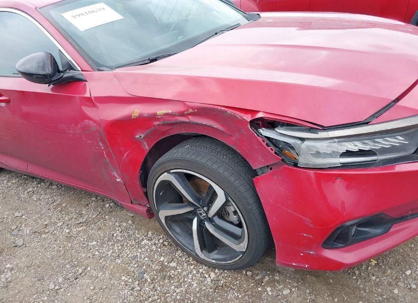 Photo 6 of 2021 Honda Accord SPORT (VIN 1HGCV1F3XMA074954)