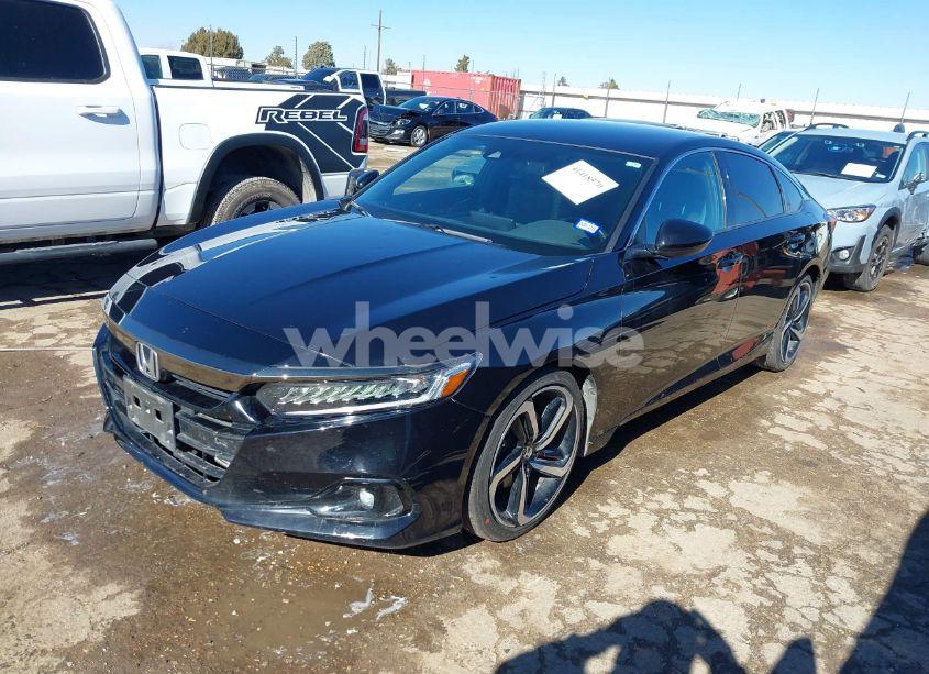 Photo 2 of 2021 Honda Accord SPORT (VIN 1HGCV1F3XMA082469)