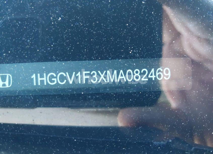 Photo 9 of 2021 Honda Accord SPORT (VIN 1HGCV1F3XMA082469)