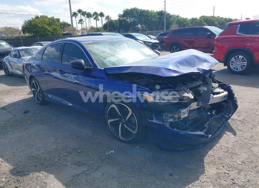 2021 Honda Accord SPORT (VIN 1HGCV1F3XMA098381) main photo
