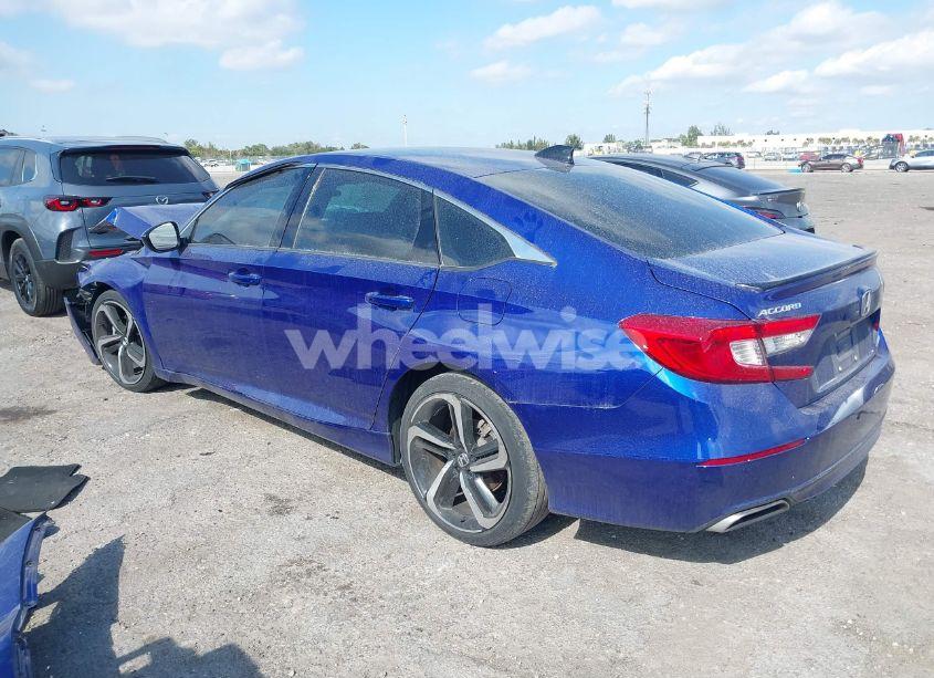Photo 3 of 2021 Honda Accord SPORT (VIN 1HGCV1F3XMA098381)