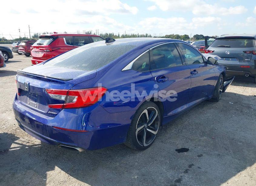 Photo 4 of 2021 Honda Accord SPORT (VIN 1HGCV1F3XMA098381)