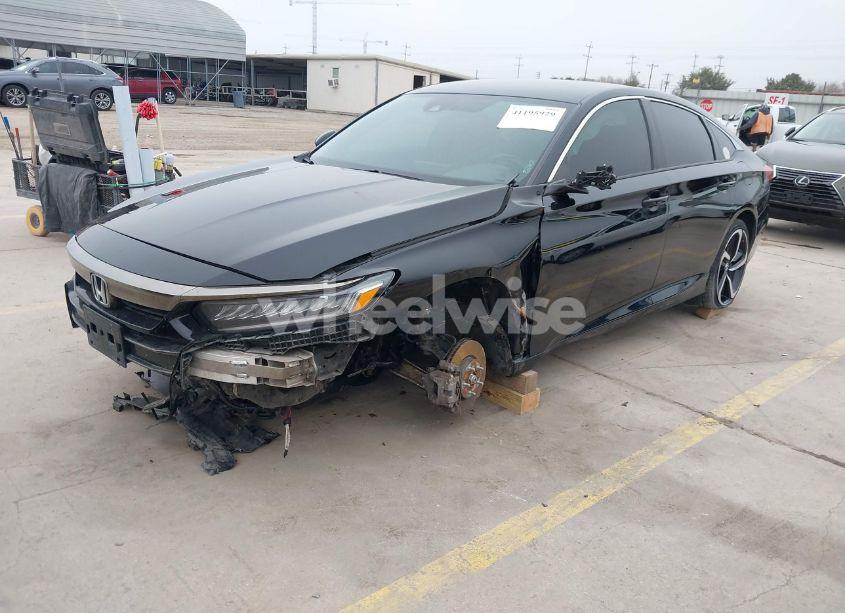 Photo 2 of 2021 Honda Accord SPORT (VIN 1HGCV1F3XMA106883)